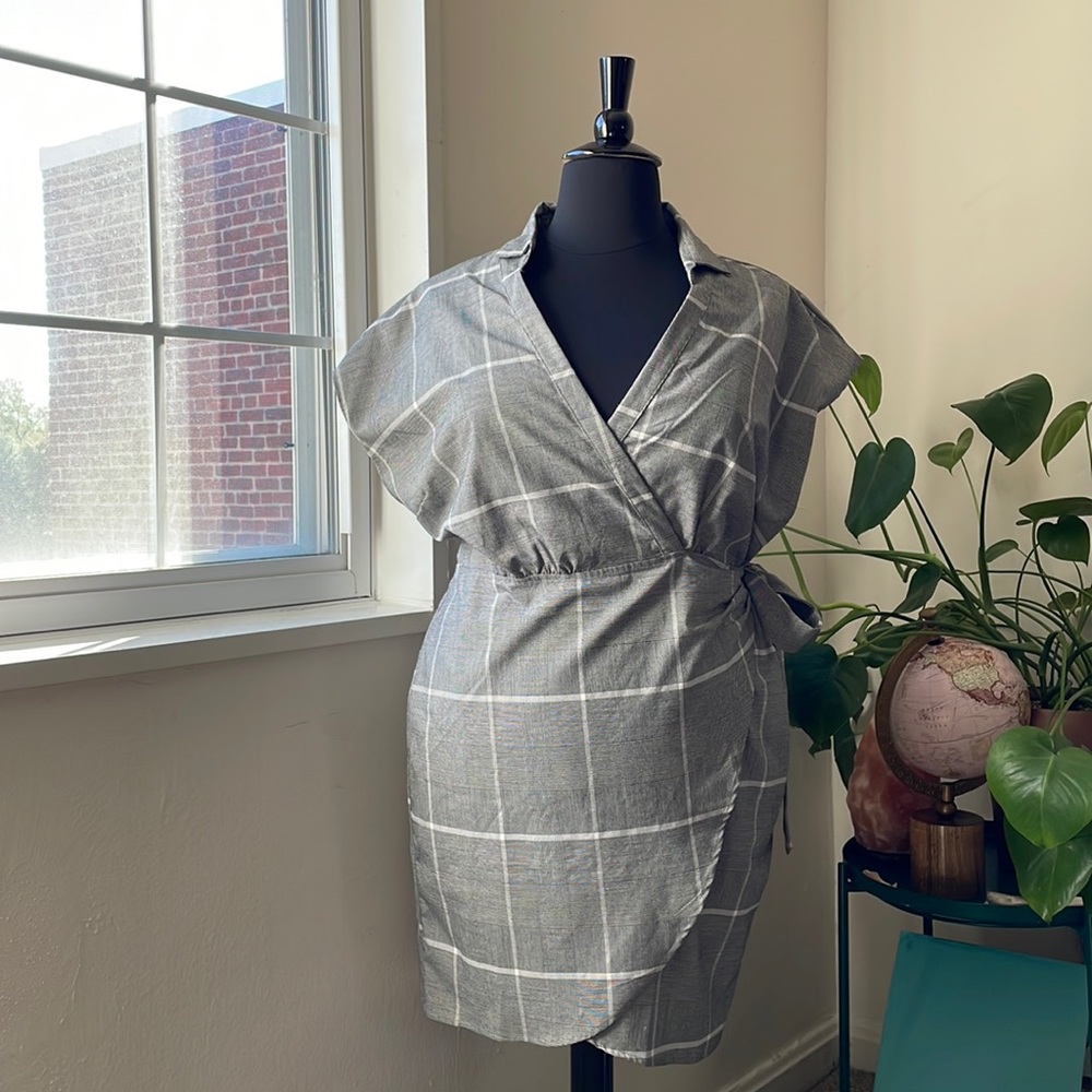 Plaid Mini Dress